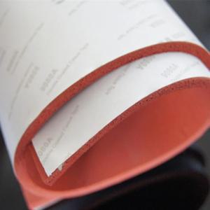 1/2/3/4/5mm 접착 성 Silione 폼 고무 시트 250x250mm 폐쇄 셀 실리콘 스폰지 고온 저항 빨간색 매트