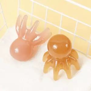 두피 괄사 마사지기 문어 머리 지압 승모근 림프 순환 리프팅 케어