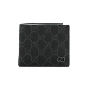 26SS    그레이 라이닝 GG 바이폴드 지갑 블랙 768243 FACQC 1048 STK