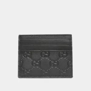 26SS GG 앰블럼 레더 남성 카드지갑 850187 AAFDV 1000