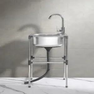 스테인레스 미니 싱크대 간이 세면대 개수대 싱크볼 탕비실 주방