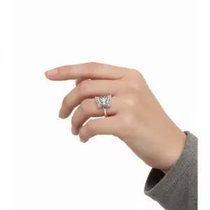 MUST IT_ 26SS Ring 925 Silver - PAPILLON SX001) 925 실버 펜던트 반지)