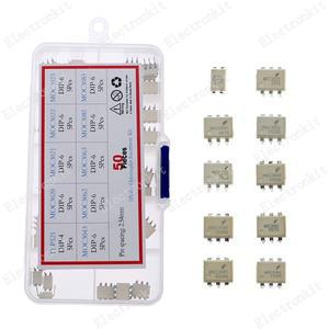 DIP 옵토커플러 키트 TLP521 MOC3020 50 개