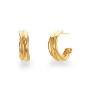 제우스주얼리AZ 24K 크레센트 귀걸이 Z240013E