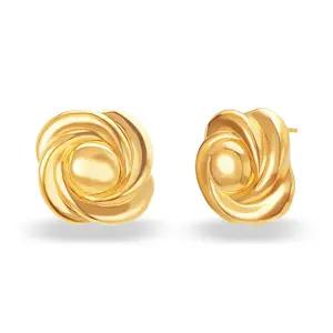 제우스주얼리AZ 24K 까멜리아 솔로몬 귀걸이 Z240014E