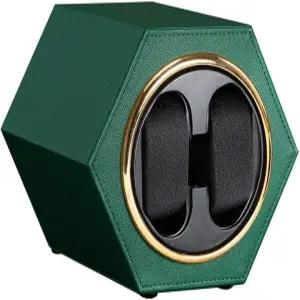 Anyasun 자동 더블 워치 와인더 조용한 일본 모터가 장착된 시계용 USB 타입 C 전원 크리스마스 선물