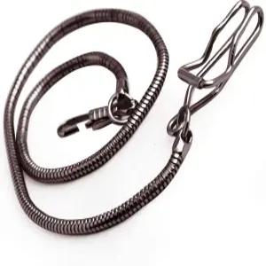 보시야 클립 포켓 워치 체인 빈티지 메탈 합금 실버 베스트 뱀 박스 포함