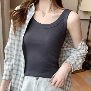 여자 여름 단체 댄스복 레이어드 이너 민소매 나시 티