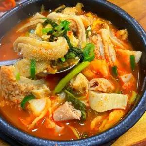 [해와바다]건더기 폭탄 얼큰 소내장탕 630g 3팩 소양 곱창 듬뿍 해장국 술안주