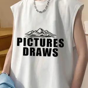 WL 와이드핏 힙한 스트릿 꾸안꾸 레터링 그래픽 여름 캐주얼 민소매 빈티지 힙한 유니크 로고