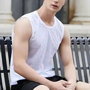 WL (별별창고)G 메쉬 쿨링 민소매티 캡나시 스포츠웨어