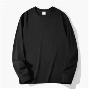 남성 라운드넥 100프로 순면 베이직 무지 긴팔 티셔츠 코튼