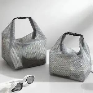 [다잇템] 남자 워터프루프 수영장 여자 비치백 망사 가방