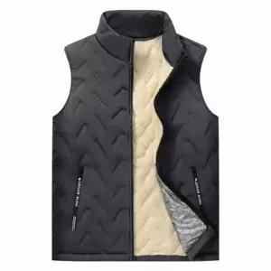 남성 기모안감 패딩조끼 이너쪼끼 엠보 겨울 베스트 3색