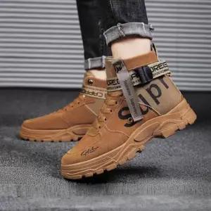 남성 스트릿 하이탑 워커 스니커즈 키높이 캐주얼 운동화