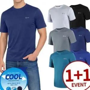 쿨링 훈련용 라운드 통기성 여름 남성 티셔츠 반팔