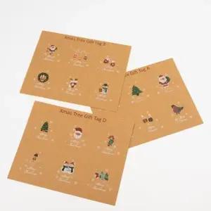 성탄절 장식 데코 크리스마스 스티커 포장지_23935121