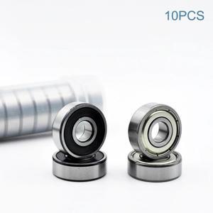 10/100pcs 608 ZZ 2RS 8x22x7mm 2Z ABEC 7 베어링 8mm 내부 보어 롤러 스케이트 보드 윤활 휠