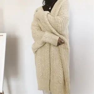 2컬러 와이드 로브 꽈배기 롱 가디건 카디건 LK506