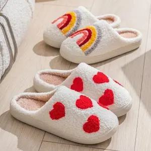 겨울 실내 거실 사무실 털 실내화 방한 슬리퍼 여자 여성 겨울 푹신한 털실_23935934