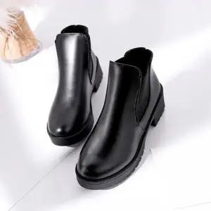 워커 가보시 단화 신발 여성 블랙 첼시 부츠 C189