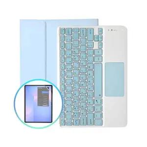 갤럭시탭S7 플러스 터치패드 키보드 케이스+종이질감