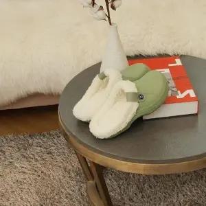 털 방한 슬리퍼 겨울 실내화 남성 포근한 겨울 슬리퍼 털 실내화 양털_23936427