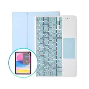 아이패드 7세대 터치패드 키보드 케이스+종이질감 액