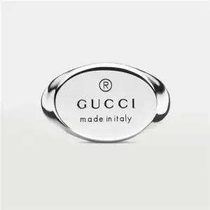 MUST IT_ 트레이드마크 오벌 10mm 실버 반지 797033 J8400 8106