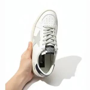 MUST IT_ 스타단 스니커즈 화이트 레더 스웨이드 스타 GWF00128 F000567 10220)