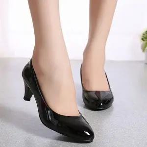 여성 에나멜 슈즈 5컬러 데일리 펌프스힐 P998-1N