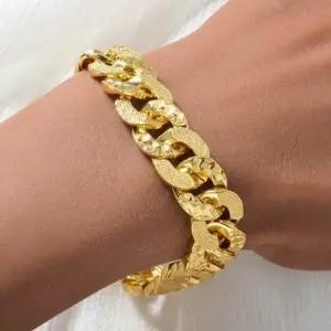 골드도금 체인 팔찌 심플팔찌 도금체인팔찌