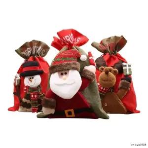 크리스마스 선물 주머니 중형 대형 3종 산타 루돌프 크리스 XPG-318 XPG-320_23938378