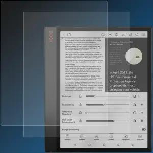 오닉스 박스 노트 에어 5 4 3 C 2025/2024/2023 출시 지문 방지 매트 스킨 PET 필름 나노 안티 버스트