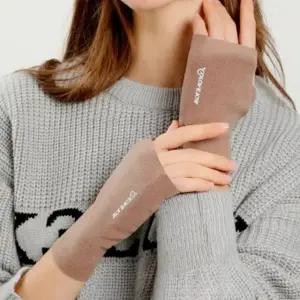 WL 기모안감 신축성 손목워머 타이핑 반장갑 남녀공용 실내 사무실용