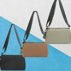 WL 깔끔한 무지 아웃핏 캐주얼 일상 크로스백 다양한 스타일 나만의 코디 어깨끈 조절 가능