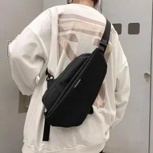 WL 남자 메신저백 베이직한 디자인 크로스 숄더백 캐주얼룩 여행 공항패션 데일리 가방