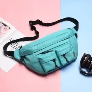 WL 데일리 바디 크로스 백 고등 대 학생 가방 터키그린