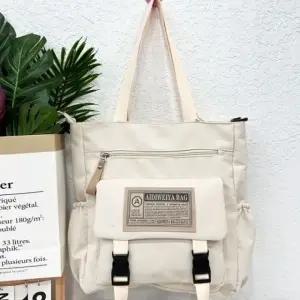 WL 데일리 고등학생 대학생 크로스백 책 가방 아이보리