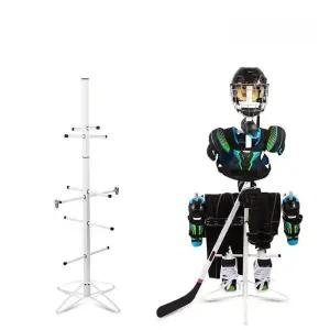 휴대용 거치대 하키 장비 디스플레이 랙 행거 아이스하키 진열 수납