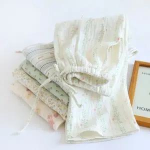 순면 로맨틱 팬츠 파자마 이중거즈