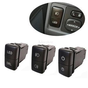 LED DRL 전원 라이트 듀얼 프론트 포그 바 스위치 팬 Toyota 호환 LAND CRUISER PRADO 120 LC76 용 후면 전