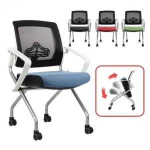 팔걸이 허리편한 WF타입 회사 독서실의자 고정 원룸