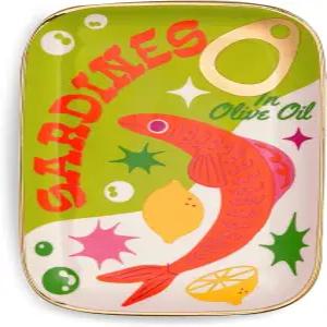 ban.do 참신함 장신구 트레이 세라믹 주얼리 접시 열쇠나 장식용 작은 귀여운 캐치올 정어리