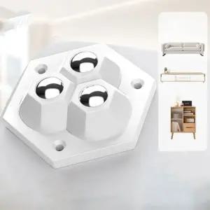 4p 이동식 미니 가구바퀴 롤러 볼캐스터