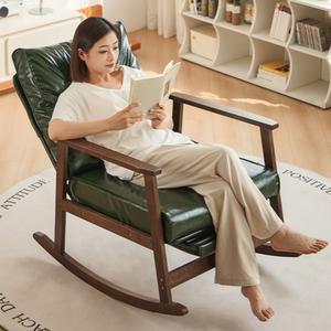 1인 안락의자 거실 흔들 수유 창가 발코니 휴식 암체어 서재 다크그린 일인용 라운지