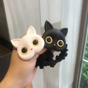 고양이 머리끈 헤어핀 머리 집게 클립 미니 핀 헤어 악세사리 머리삔 헤어밴드 스크런치 곱창끈 헤어뽕