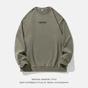 남사친 빈티지 캐주얼 가을 레터링 라운드 프린트 코트 풀오버 맨투맨 텍스처 DUCHI3