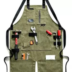 핸드폰 에이프런 과수원 앞치마 캔버스 농업용 앞치마 방수 어깨끈 튼튼한