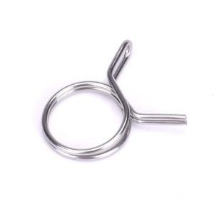 10Pcs 5mm 14mm 호스 클램프 스테인레스 스틸 튜브 스프링 클립 라인 씰링 파이프 하드웨어 액세서리